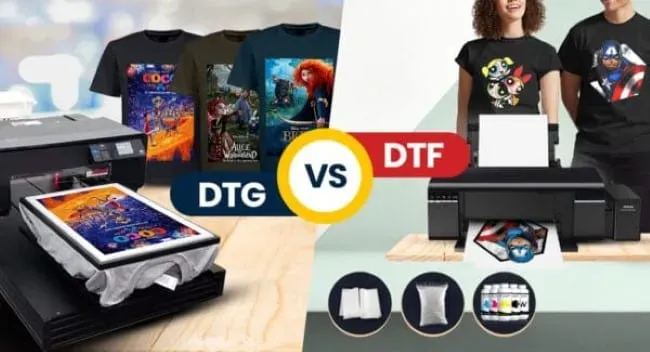 DTF Transfers vs. DTG Printing: Which is Right for You?